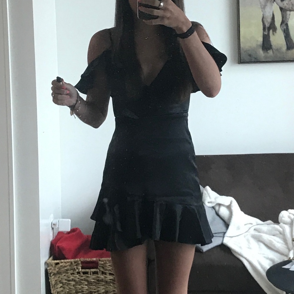 Black mini dress!!
